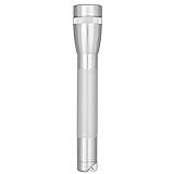 Maglite Mini Incandescent 2-Cell AA Flashlight with Holster, Silver