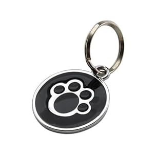 FOVAOK Anti-Verlust Katzenmarke mit Pfotenabdruck