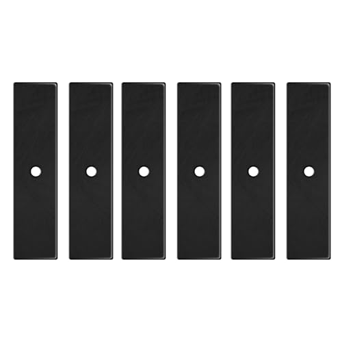 Andorm Edger Blades 9 x 1/2 Center Hole Universal Lawn Edging Blade Replacement 9 inch Compatible with Mclane 2059 2059-9 Craftsman 85755 Rotary 6262 (6 Pack)