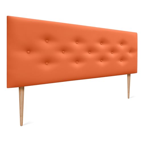 Cabeceros de Cama 135 Madera Color Cerezo Marca DHOME