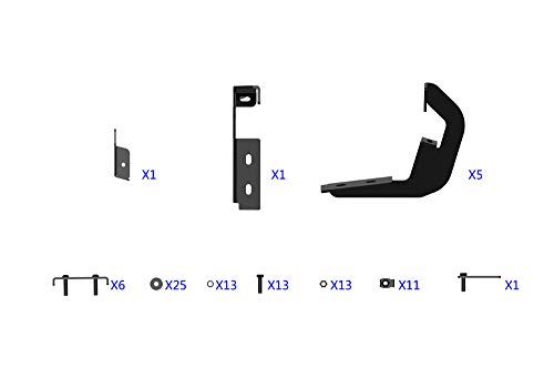 Barras laterales HD Ridez para Chevy Silverado 2007-2019 miniatura 4