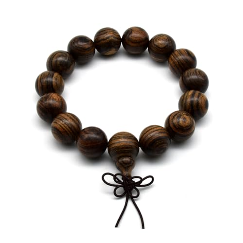 Zen Dear Unisex Natural Tigerwood Mala Beads Buddhist Prayer Bracelet Link Wrist Necklace Chain Beads3