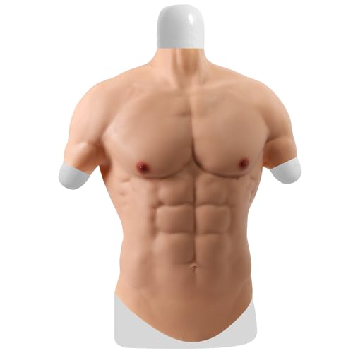 Silicone Muscle Chest Realistic Male Chest Vest Muscle Texture Skin Silicone