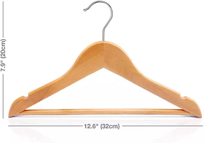 Image of Wooden Children Kids Hanger (10)