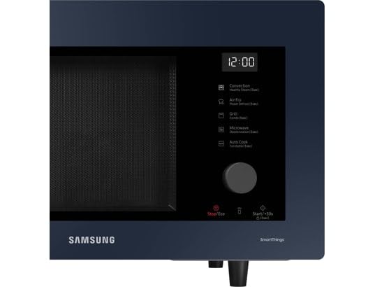 Samsung MC32DB7746KDE1 - Microonde Bespoke con grill e aria calda, 32 l, 900 W, Smart Control, AirFry, Power Defrost, Healty Steam, Clean Navy