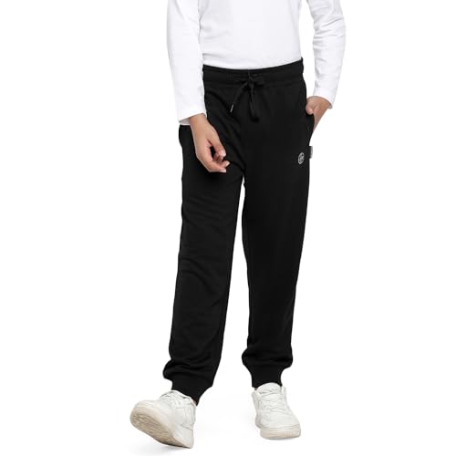Image of Li'l Tomatoes Boys Looper Track Pant | Soft & Breathable Summer Casual Wear | Elastic Waist with Drawstring | 9-16 Years