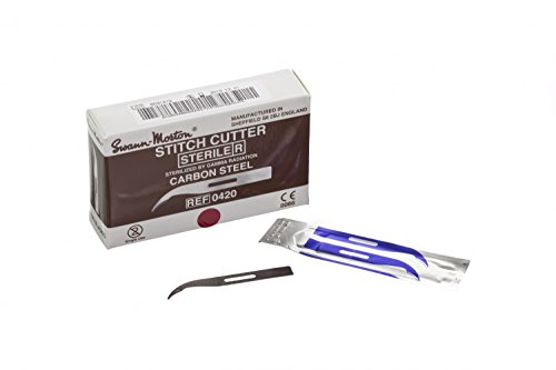 Stitch cutter stérile Swann Morton couteau à fils jetable boîte de 100 pièces pour infirmières