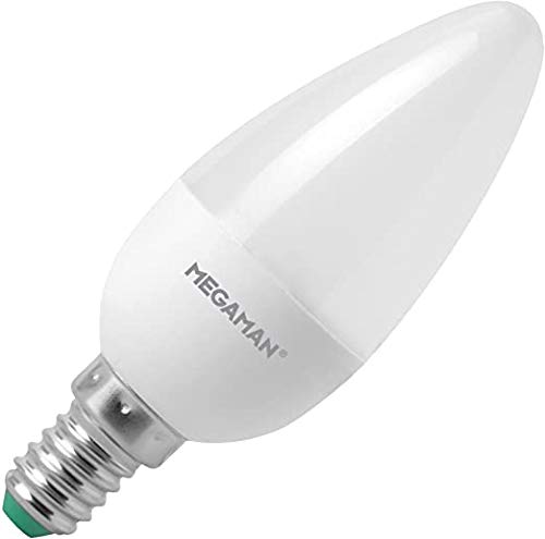 Maisange MEGAMAN, AMPOULE LED CANDLE E14, GRADUATION 100-60 - 20%, 6W = 40W, 470 LM, 4000K, A+, REF MM05209 (X5) Cover