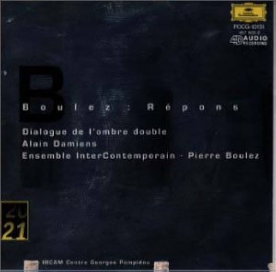 ブーレーズ:レボン/二重の影の対話 ブーレーズ/アンサンブル・アンテルコンタン… Amazon.co.jp: ブーレーズ:レポン、二重の影の対話: ミュージック