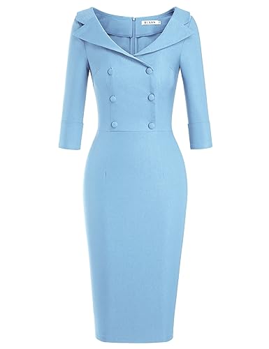 MUXXN Women's Sweetheart Neckline Bodycon Dresses Split Wedding