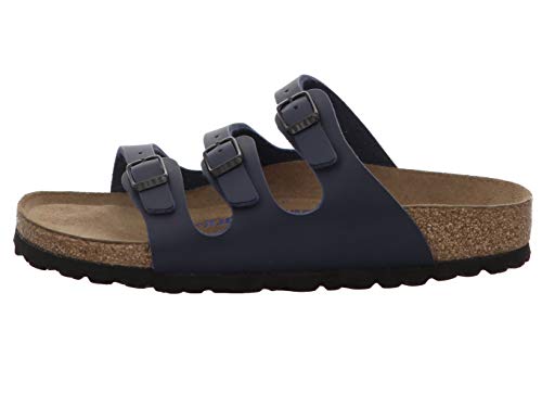 Image of Birkenstock Florida Women's Birko-Flor Clogs & Mules, darkblue, 11 /11.5
