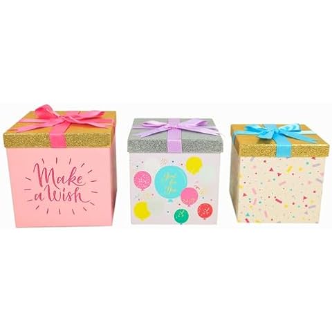 VOTUM Decorative Birthday Gift Boxes Set Cover