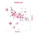 Cherry Blossom Car Sticker Decal, Vinyl Scratch Cover Pink Flower Car Sticker, Auto Bumper Decal, Car Decoration Accessories, Suitable for Car Motorcycle Home Decor