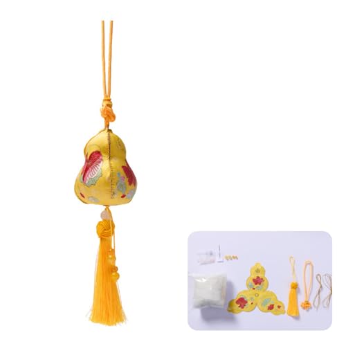 Set artesanal de sachets decorativos de algodón miniatura 1