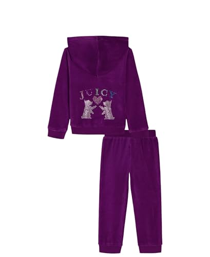 Image of Juicy Couture 2pc Zip Up Velour Jog Set