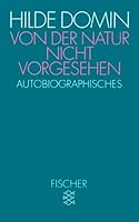 Von Der Natur Nicht Vorgesehen: Autobiographisches 3596122031 Book Cover