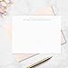 Personalized Desk Stationery, from The Desk of Note Cards with Envelopes for Professional Classic Simple Design, Office Note Cards, Desk Thank You Cards (Design #1)