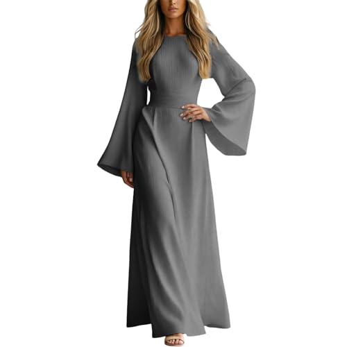 Robe western femme respirante et légère, coupe évasée longueur genou