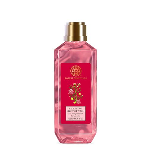 Image of Forest Essentials Silkening Shower Wash Iced Pomegranate & Kerala Lime 130ml (Body Wash)