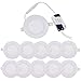 Pack 10x Downlight LED Led Panel light Redondo 6W 3500K Blanco Cálido Ultradelgado LED Panel Downlight Iluminación Para oficina hogar pasillo