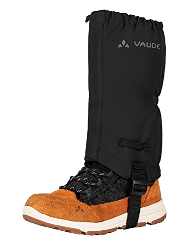 VAUDE Kids Gaiter II Polainas, Juventud Unisex, Black (Negro), Talla Única