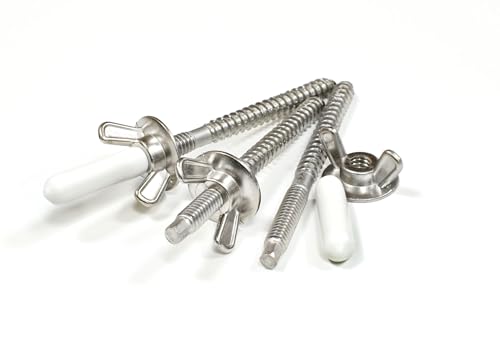 Tornillo para paneles de tormenta de acero inoxidable con broca de carburo 4