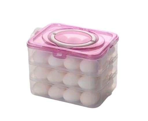 Limited TIME Offer Hurry UP !! Price Drop Plastic Portable Refrigerator 36 Egg Tray Egg Storage Basket (Set of 1,Multicolor)|SUP-P041