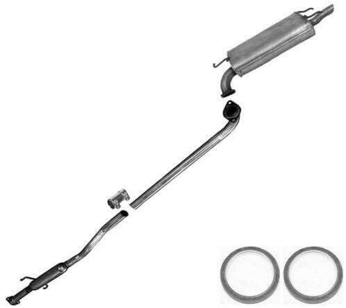 Amazon Com Resonator Muffler Exhaust System Kit Fits 2004 2006 Toyota Camry 3 3l Japan Built Models Only Automotive