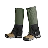 LEIDYINN 1 Pair Lightweight Leg Gaiters,44cm Long Snow Gaiters Windproof,with Top Adjustable Drawstring,for Mountain Walking Climbing Hunting(Color7)