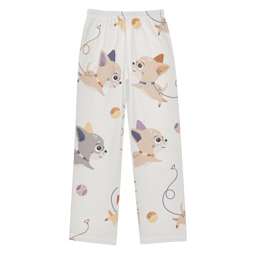 Energetic Puppy Boys Pants Boys Athletic Pants Long Pant for Boywith Pockets Wide-Leg Size 6-14Y