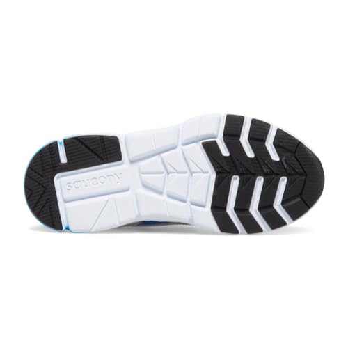 Saucony Flash Alternative Closure 3.0 Flexible, Black/Blue/Chrome, 5 Wide US Unisex Little_Kid3