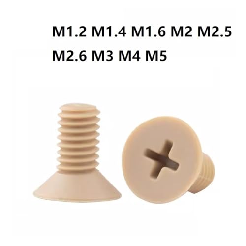 Vis cruciforme PEEK M3 résistante aux hautes températures pour circuit - 2