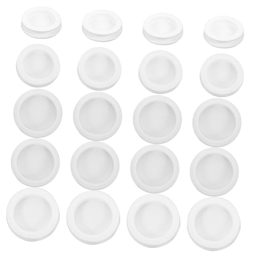 OSALADI 50pcs Piggy Bank Plug: Piggy Bank Stopper Saving Box Black Cover Silicone Stopper Plug Replacement Caps for Money Storage Jars