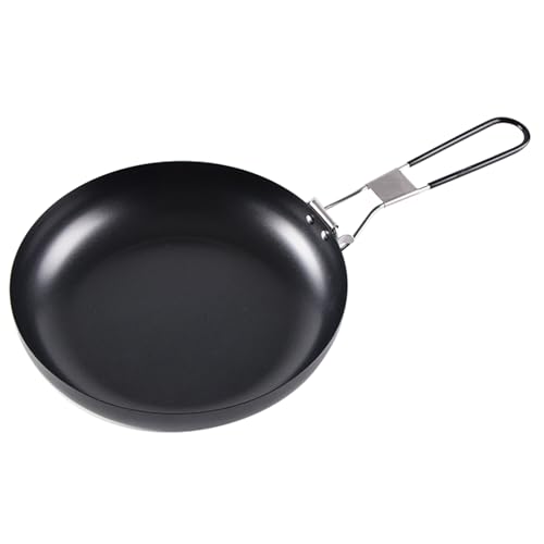 Freing sarty - Schanet Pot | Sartén antiadherente | Utensilios de cocina seguros de olla | Sartén plegable al aire libre | Camping Pan de campamento | Ollas de hierro para cocinar para usar al