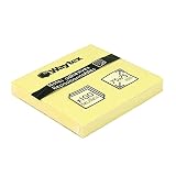 Waytex Blok karteczek samoprzylepnych, żółty, 100 arkuszy, 75 x 75 mm
