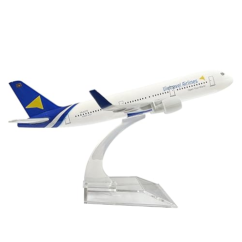 Bswath 1:400 Scale Model Plane Vietnavel Airways A321 Diecast Airplane for Gift & Collection