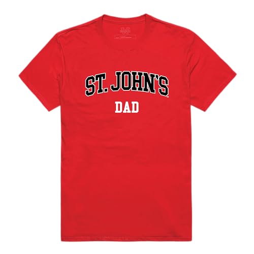 St. John`s Red Storm College Dad Tee, Red, Large