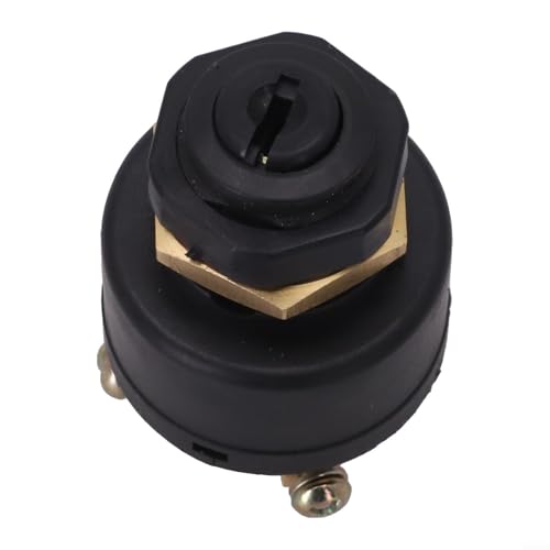 Interruptor de encendido para motores Omc interiores y fueraborda compatible con Johnson para Evinrude Características Push To Choke Seis terminales Acabado negro Incluye dos llaves para una solución