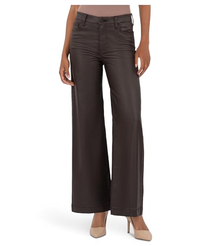 KUT from the Kloth Women's Meg High-Rise Fab Ab Leg Wide Hem