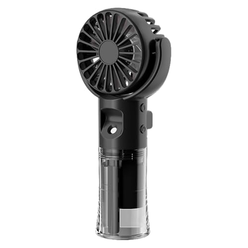 Hogvinnatil Ventilador Portátil,Ventilador Portátil Recargable | Refrigerador de Aire con Nieblación 4 Velocidades Gadget Refrescante USB Recargable para Personas Adultas Hogar