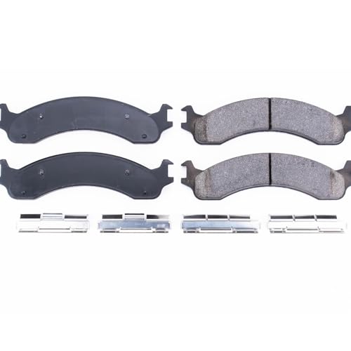 Image of PowerStop Front Brake Pads for Dodge Ram 2500 2000-02 | Dodge Ram 3500 2000-02 - Z17 Ceramic Brake Pads with Installation Hardware, 17-821
