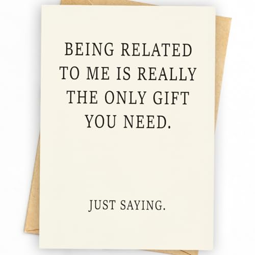 Funny Birthday Card for Brother, Sister, and Nephew | Brother Birthday Card from Sister | Sister Birthday Card from Brother | Happy Bday Card