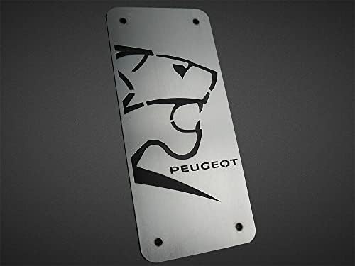 Accessoire Auto Peugeot Repose-pied Acier Pour Peugeot 208 II / 2008 II - Décorations Intérieur Tuning, Inox Brossé Accessoire Sport Peugeot