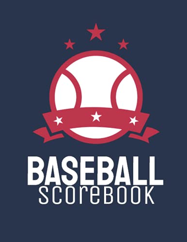Baseball Scorebook: Baseball Score Sheets | Baseball Score Pads | Baseball Scorekeeping Book | Baseball Scorecard | 8.5 x 11 in | 109 Pages