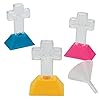 Fun Express Sand Art Crosses Kit for Kids 12 Pack - Colored Sand Painting Craft Set for Sunday School Supplies & VBS | Christian Bible Crafts for Religious Education & Church Activities #2