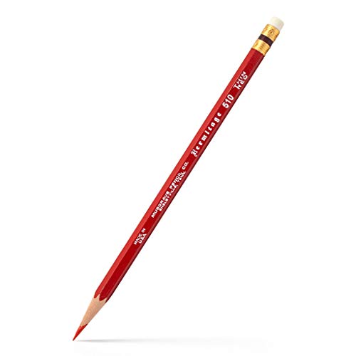 Musgrave Pencil Company Hermitage 510 | 24-Pack Wood-cased Hexagonal Pencil with Red Core