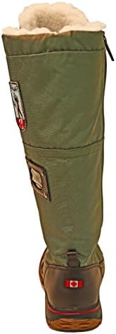 PAJAR Women's Grip Boot (36 M EU/5-5.5 B(M) US, Dark Brown/Military Green) | Image 4