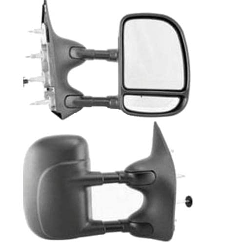 GO-PARTS - for 1992-2021 Ford E-350 Econoline Side View Mirror Assembly/Cover/Glass - Right (Passenger) Side Replacement 7C2Z 17682 DA FO1321238 1993 1994 1995 1996 1997 1998 1999 2000 2001