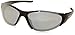 Crossfire 1863 Core Safety Glasses Silver Mirror Lens - Shiny Black Frame