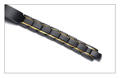 Navy Veterans Bracelet Gifts - Navy Veterans Bracelet Christmas - Navy Vets Birthday Gift - Men Black Stainless Steel Bracelet Gift for US Navy Vets - I am a United States Sailor. - Image 6